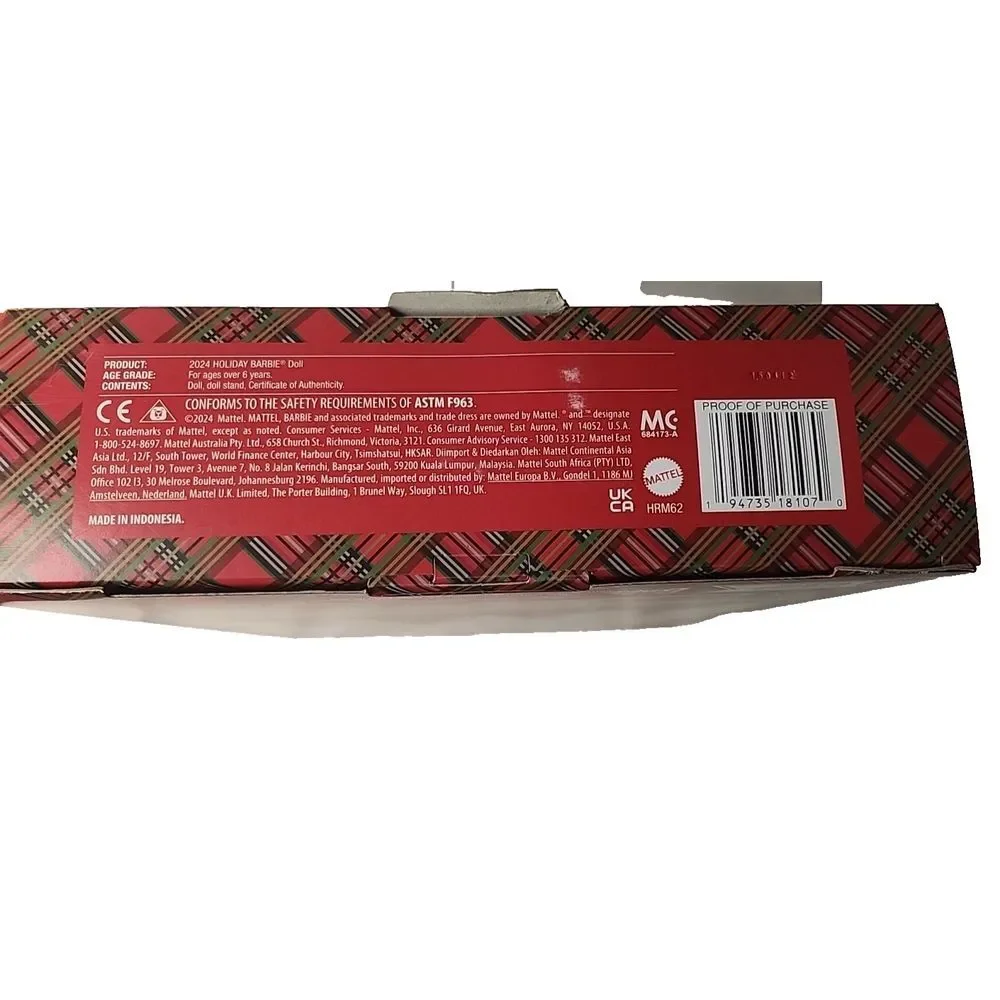 Barbie Signature‎ 2024 Holiday African American Doll Collector NEW IN BOX